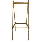 Okçubaba 4 Ayaklı Ahşap Hedef Ayağı - Ayarlanabilir Açılı TGTOF Uyumlu Hedef Standı