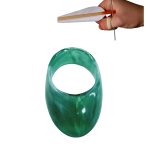 Okçubaba Polimer Zihgir Yeşil - Geleneksel Okçuluk Başparmak Koruyucu Yüzük