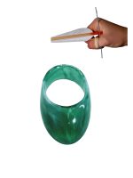Okçubaba Polimer Zihgir Yeşil - Geleneksel Okçuluk Başparmak Koruyucu Yüzük