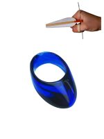 Okçubaba Mavi Polimer Zihgir - Geleneksel Okçuluk Başparmak Okçu Yüzüğü