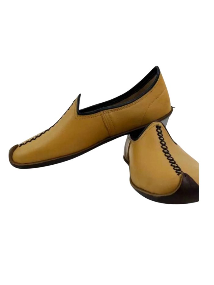 Hardal El Yapımı Ayakkabı Geleneksel Hakiki Deri Yemeni - Görsel 3