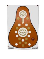 Okçubaba 18 Metre Menzil Vinil Okçuluk Hedef Kağıdı 85x115 cm - Açık Kahve Profesyonel Hedef Yüzeyi