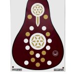 Okçubaba Vinil Geleneksel Okçuluk Hedef Yüzü 80x115 cm - Puta Atışları İçin Koyu Kahve Hedef Yüzeyi