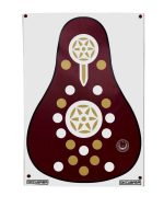 Okçubaba Vinil Geleneksel Okçuluk Hedef Yüzü 80x115 cm - Puta Atışları İçin Koyu Kahve Hedef Yüzeyi