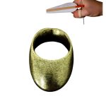 Okçubaba Metal Alaşım Zihgir Altın Renk - Geleneksel Okçuluk Menzil Atış Yüzüğü