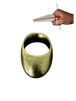 Okçubaba Metal Alaşım Zihgir Altın Renk - Geleneksel Okçuluk Menzil Atış Yüzüğü