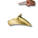 Okçubaba Profesyonel Pirinç Zihgir - İleri Seviye Çentikli Başparmak Okçu Yüzüğü