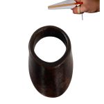 Okçubaba El Yapımı Kösele Zihgir Kahverengi - Geleneksel Türk Okçuluğu Başparmak Yüzüğü