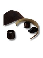 El Yapımı Kösele Zihgir Kahverengi Geleneksel Okçuluk Atış Yüzüğü - Görsel 2