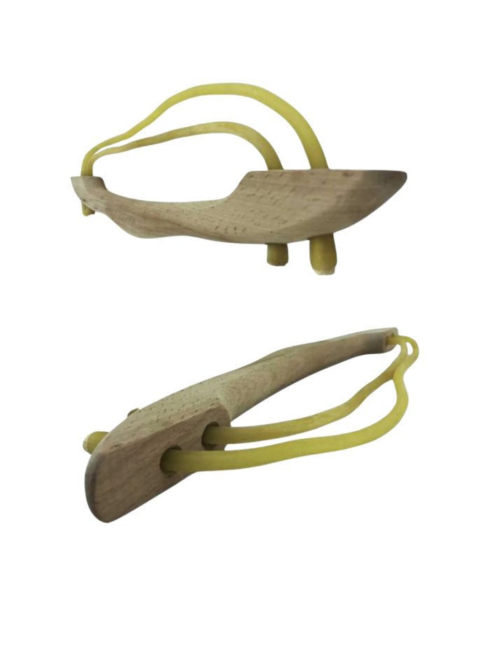 Ahşap Lastikli Kepaze Çalışma Yayı 45 cm - Görsel 2