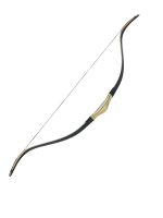 Okçubaba Lamine Vav Yay Siyah - 118 cm Kompozit Lamine Puta Yayı