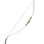 Okçubaba Vav Puta Yayı Bej 047 - 118 cm Lamine Geleneksel Puta Atış Yayı