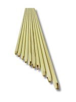 Okçubaba Adi Gezli Vernikli Ahşap Ok Şaftı - 80 cm Sarı Çam Geleneksel Ok Gövdesi