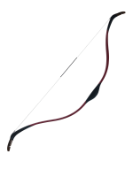 Okçubaba Elif Başlangıç Yayı Bordo Kahve Kaplamalı - Kepaze Okçuluk Eğitim Yayı