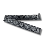 Okçubaba Kırmızı Kumaş Yay Kılıfı - 148 cm Geleneksel Desenli Taşıma Çantası