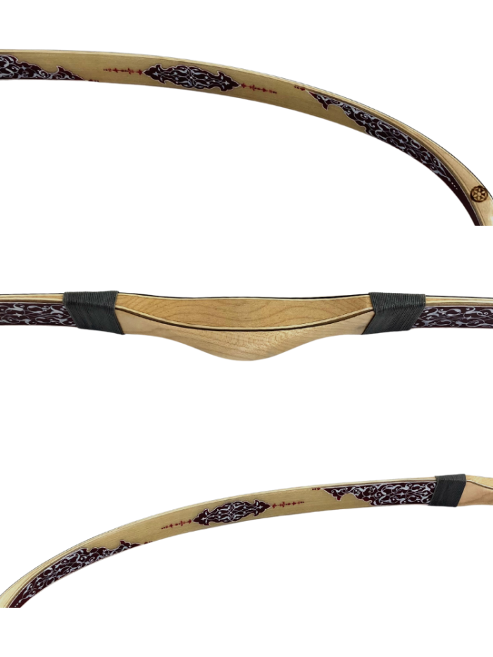 Vav El Yapımı Tezhipli Geleneksel Yay Model 2 - Görsel 2