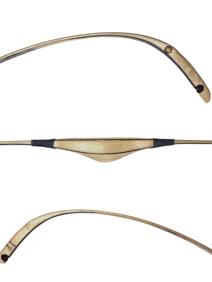 Vav El Yapımı Tezhipli Geleneksel Yay Lacivert Sarı - Görsel 3