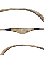 Vav El Yapımı Tezhipli Geleneksel Yay Taba Sarı - Görsel 3