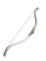 Vav El Yapımı Tezhipli Geleneksel Yay Taba Sarı