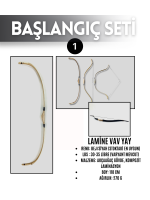 Geleneksel Okçuluk Seti Lamine Vav Set (Vav Yay-3 Ok-Zihgir-Tirkeş) - Görsel 2