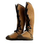 Okçubaba El Yapımı Okçuluk Deri Çizme Taba -Geleneksel Kemankeş Çizmesi