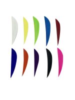 3 inç parabolik tüy doğal hindi ok tüyü renk seçenekleri