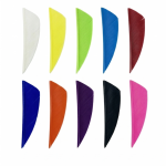 Okçubaba 4 inç shield kesim geleneksel ok tüyü doğal hindi tüyü 50 adet paket