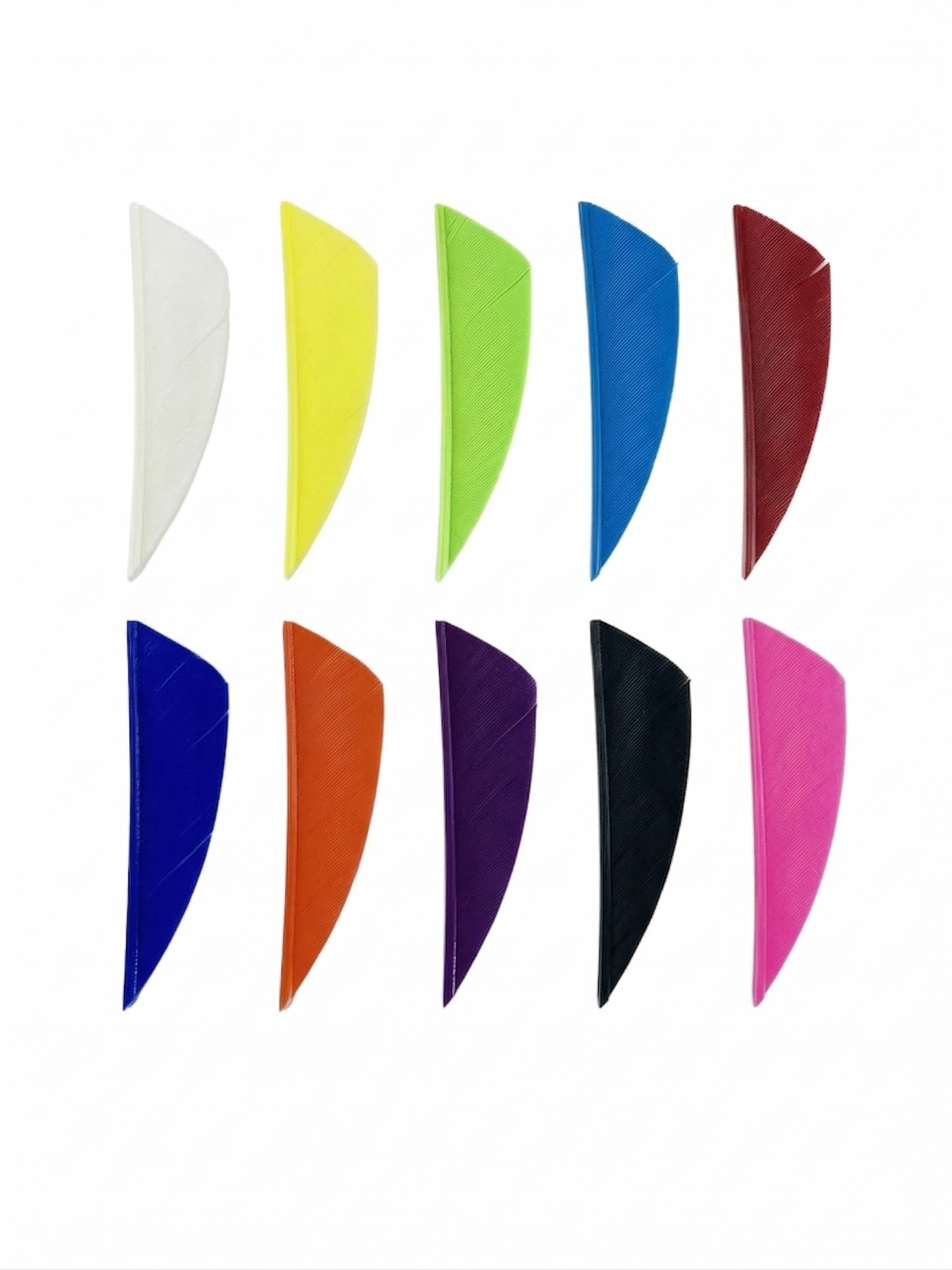 shield Okçubaba 4 inç shield kesim geleneksel ok tüyü doğal hindi tüyü 50 adet paket